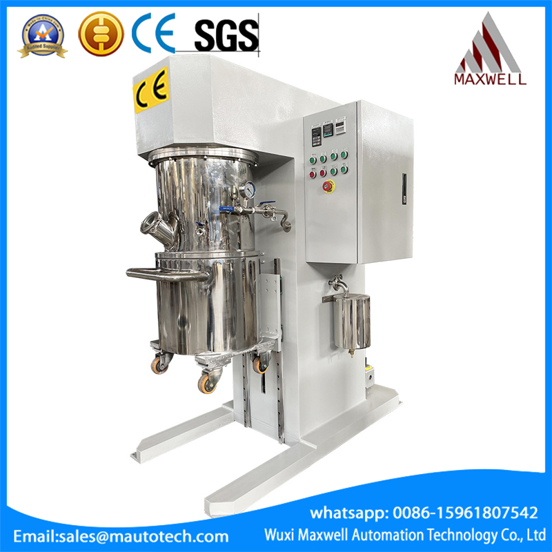 30L  double vacuum planetary mixer with disperser